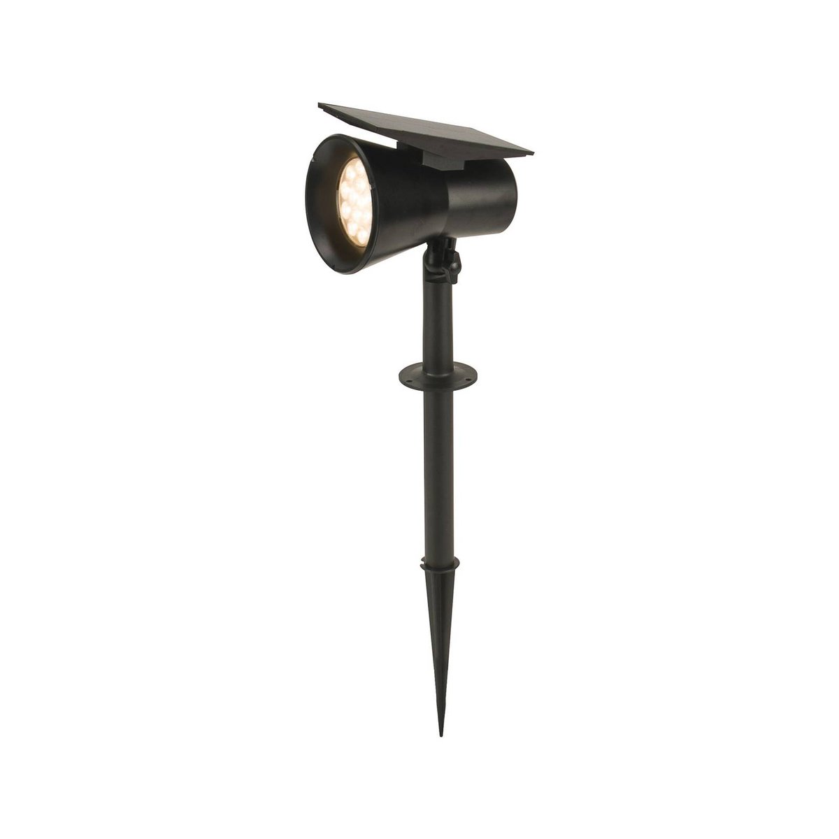 Lampe solaire  moderneLED, Birko noir, PRIOS