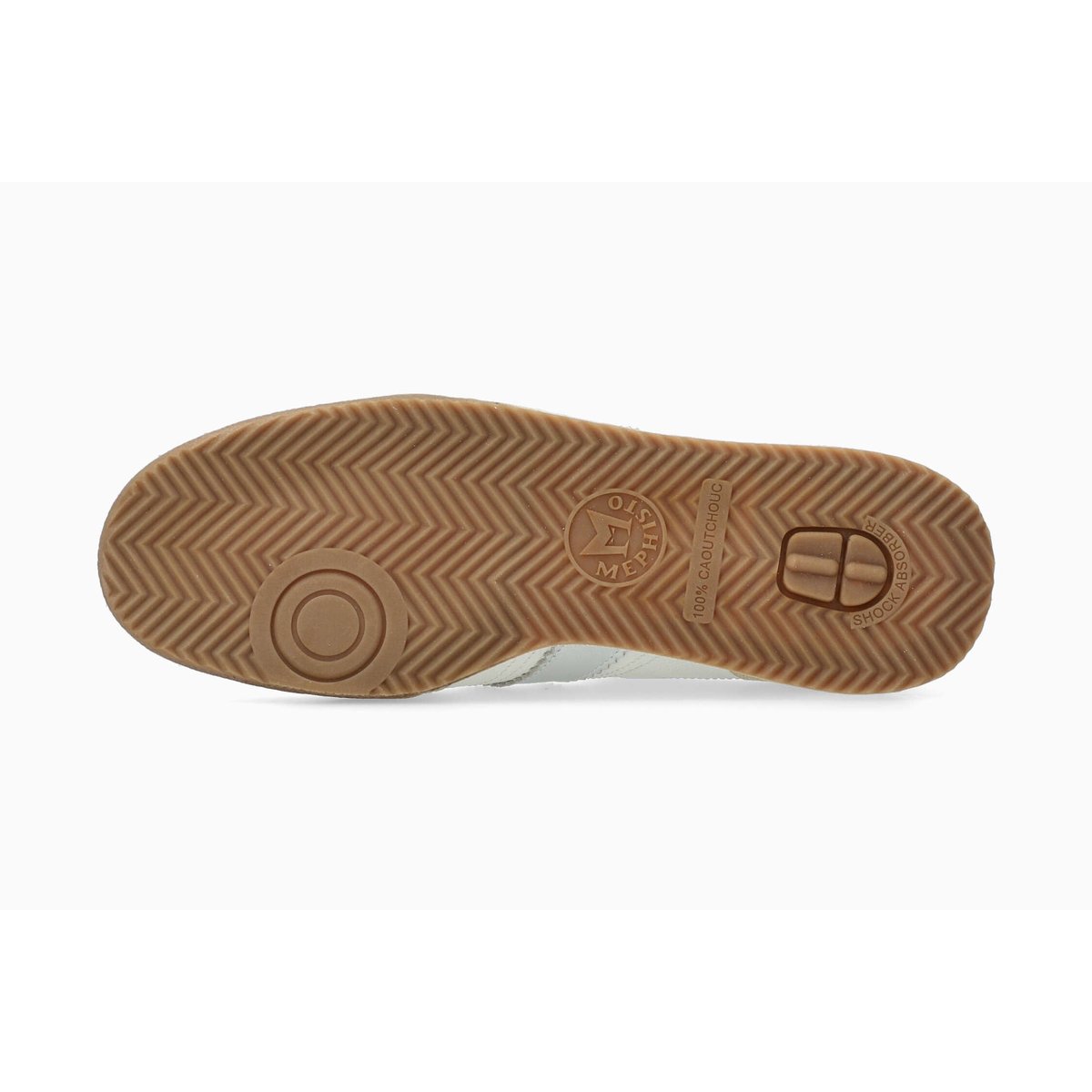 Baskets en cuir WITNEY jaune gold 514, MEPHISTO