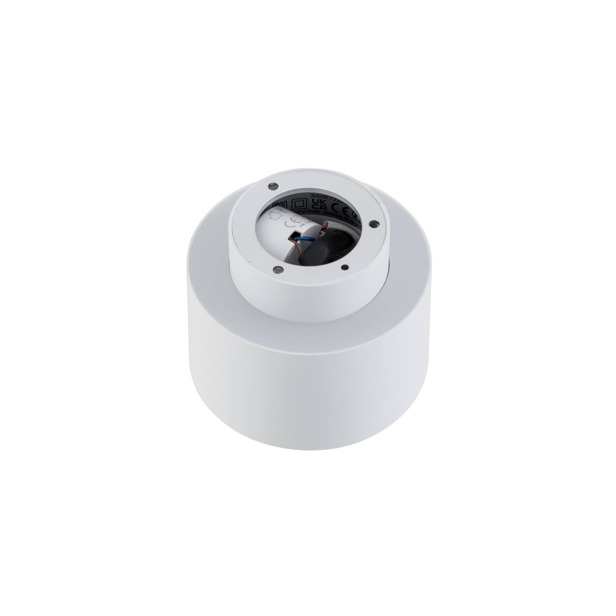 Plafonnier en aluminium moderneLED, Nivoria blanc, LINDBY