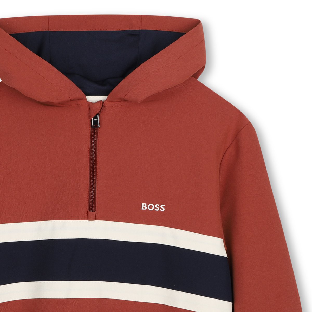Sweat à capuche rouge, BOSS KIDSWEAR