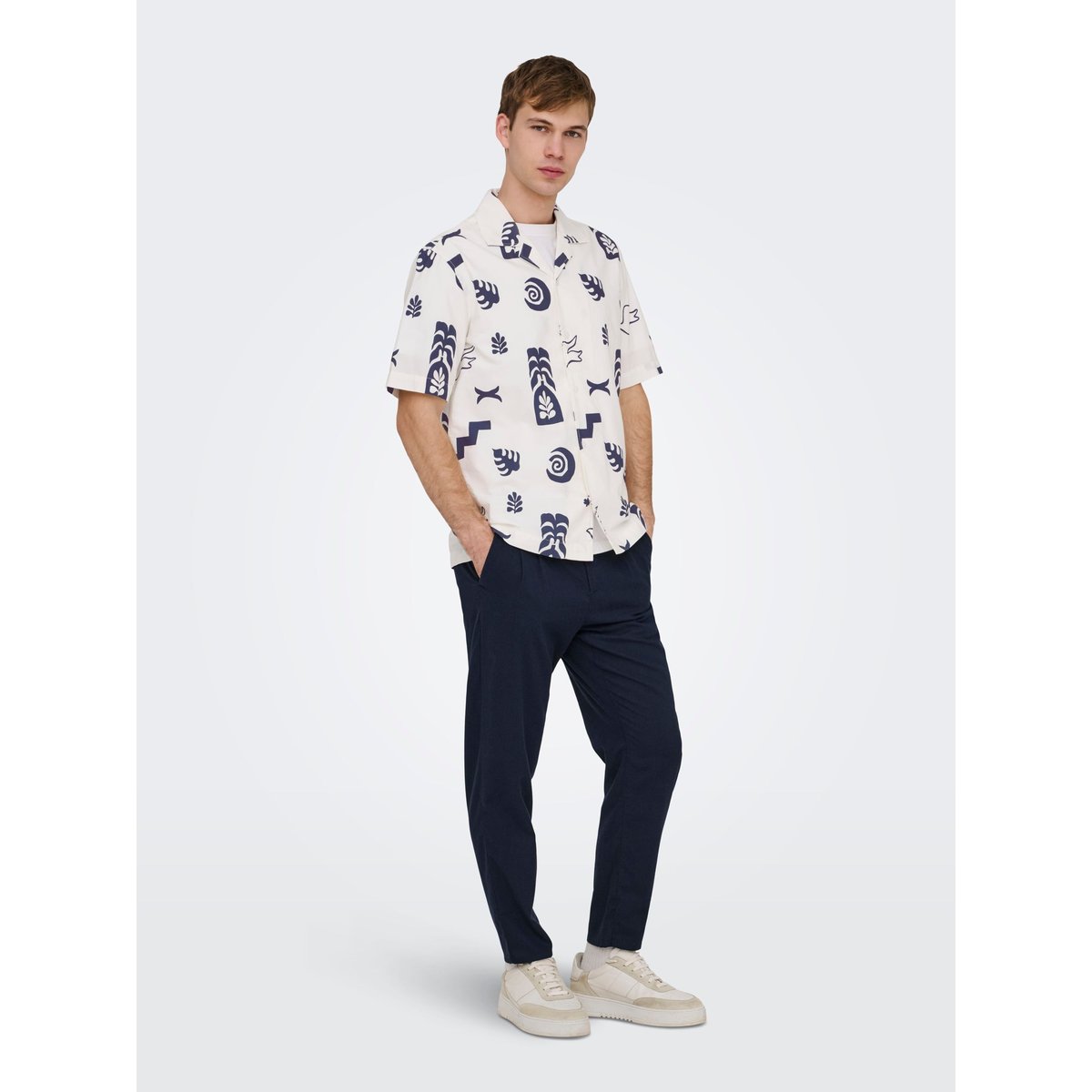 Chemise De Vacances egret, ONLY & SONS