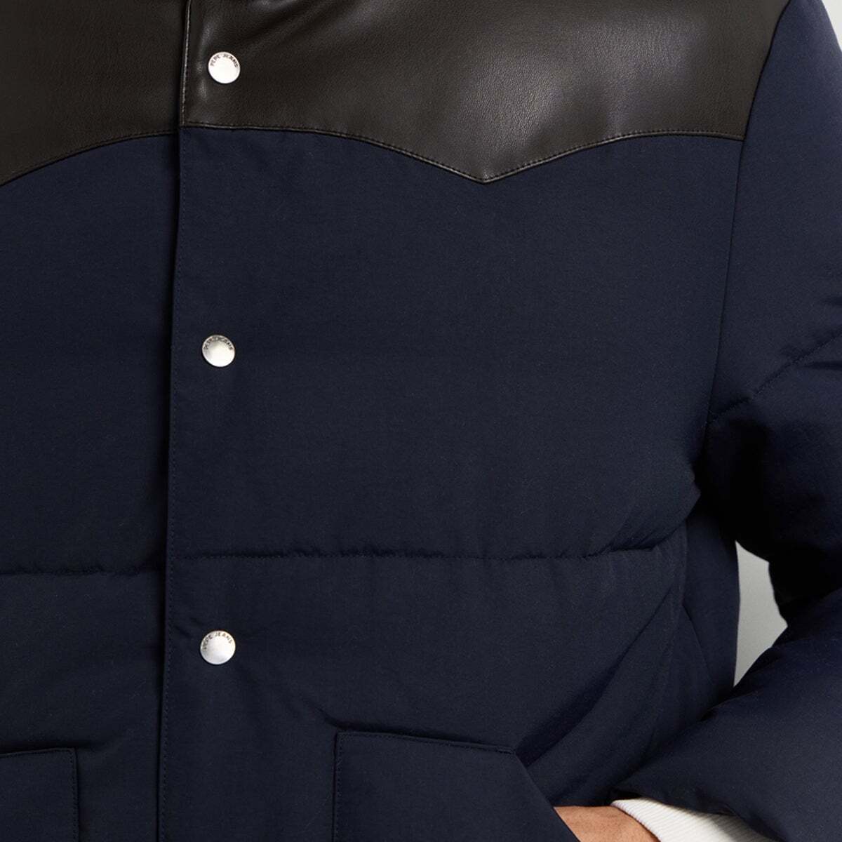 Doudoune Matelassée À Col Montant bleu dulwich, PEPE JEANS