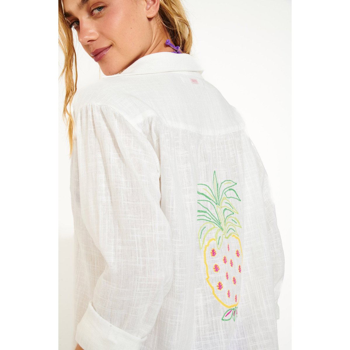 Chemise Mika - YESENIA blanc, BANANA MOON