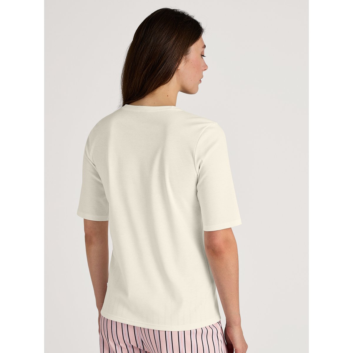 T-shirt manches courtes Coton FAVOURITES BEACH blanc étoilé, CALIDA