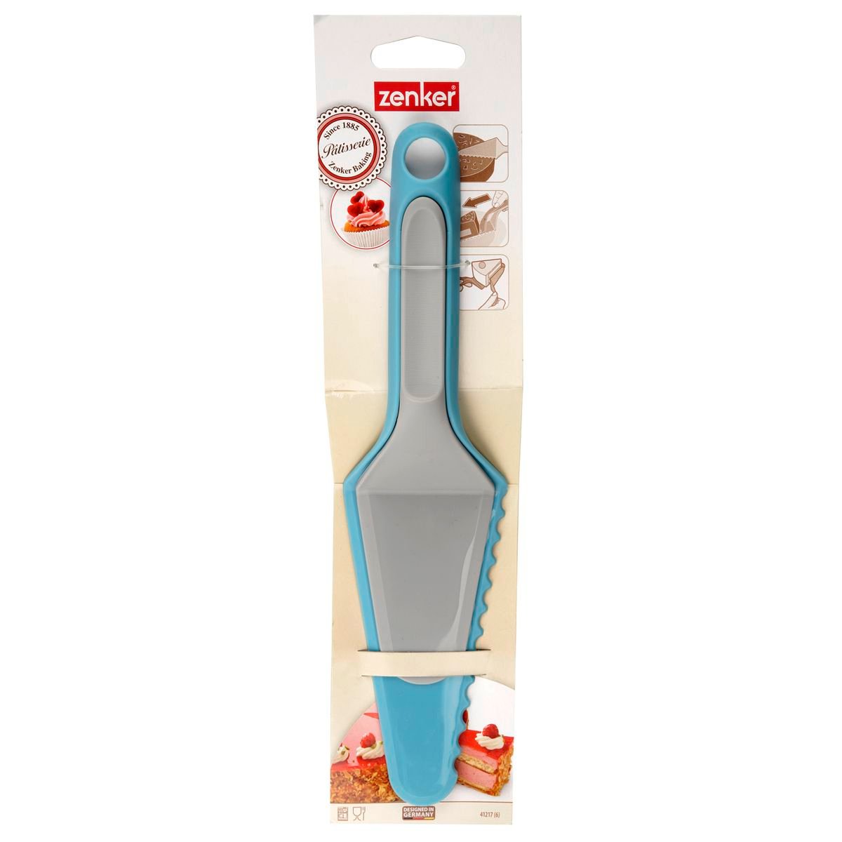 Pelle à tarte 2 en 1 SWEET SENSATION bleu, ZENKER