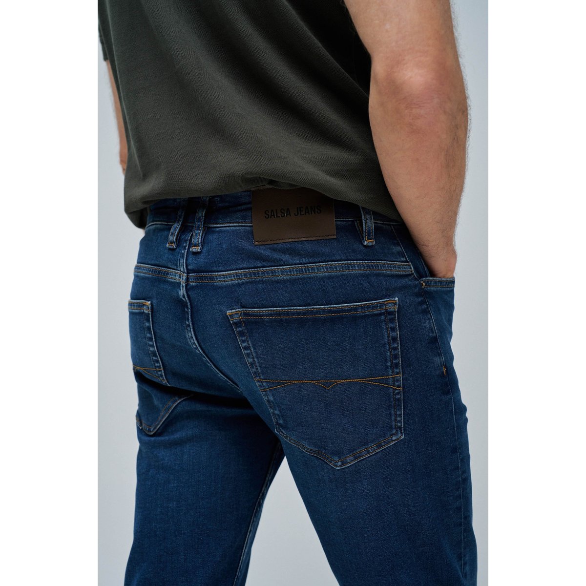 JEAN REGULAR S-ACTIV bleu vintage, SALSA JEANS