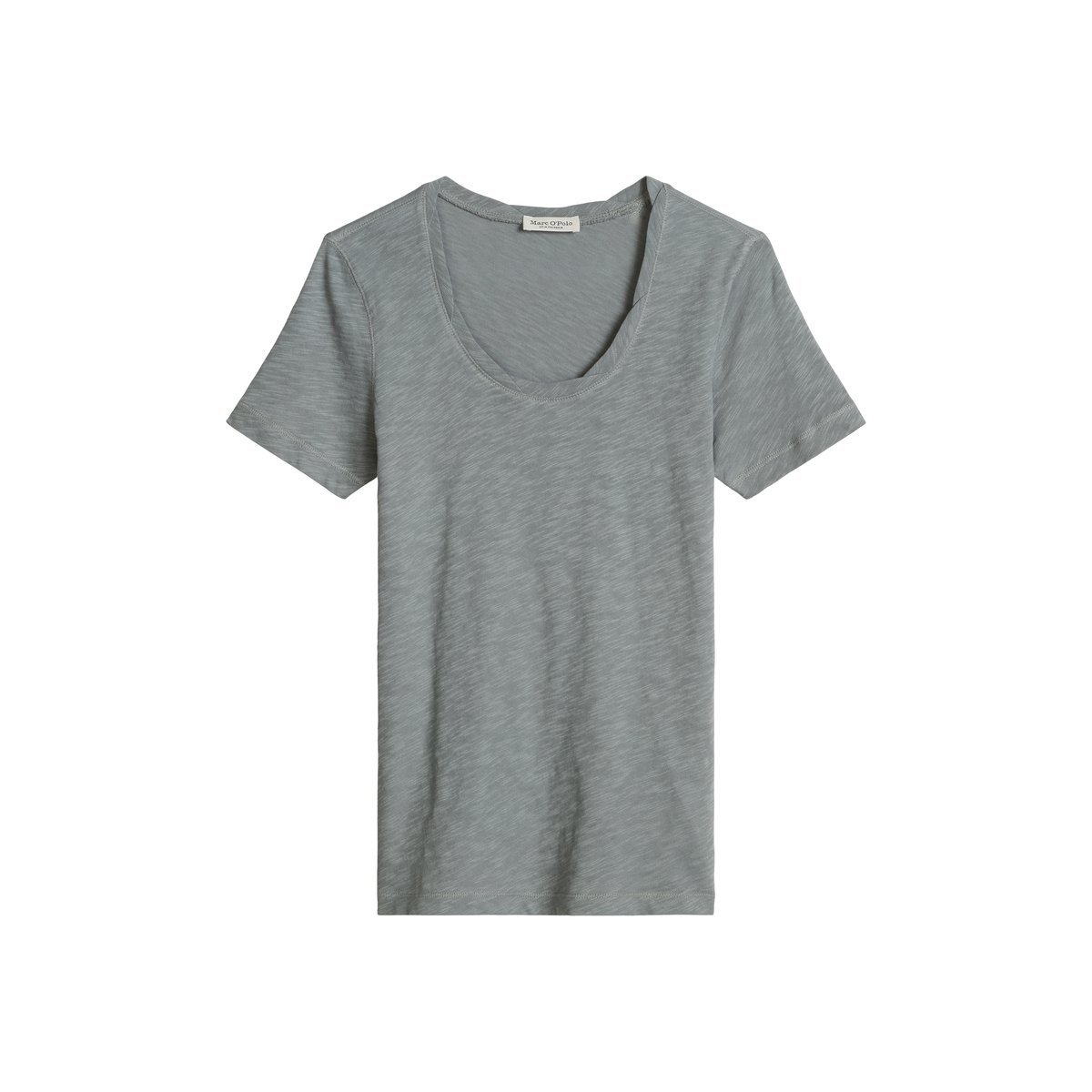T-shirt DfC loose en jersey slub gris, MARC O'POLO