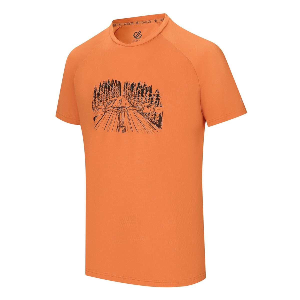 T-shirt motif/style arbres TECH orange, DARE 2B