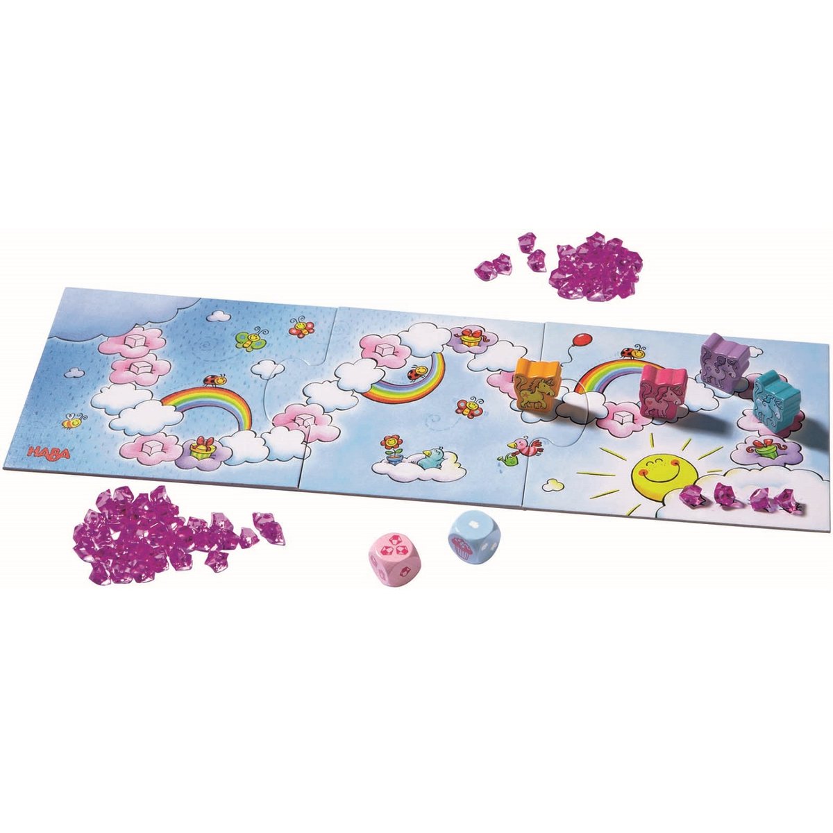 Licornes dans les nuages rose, HABA