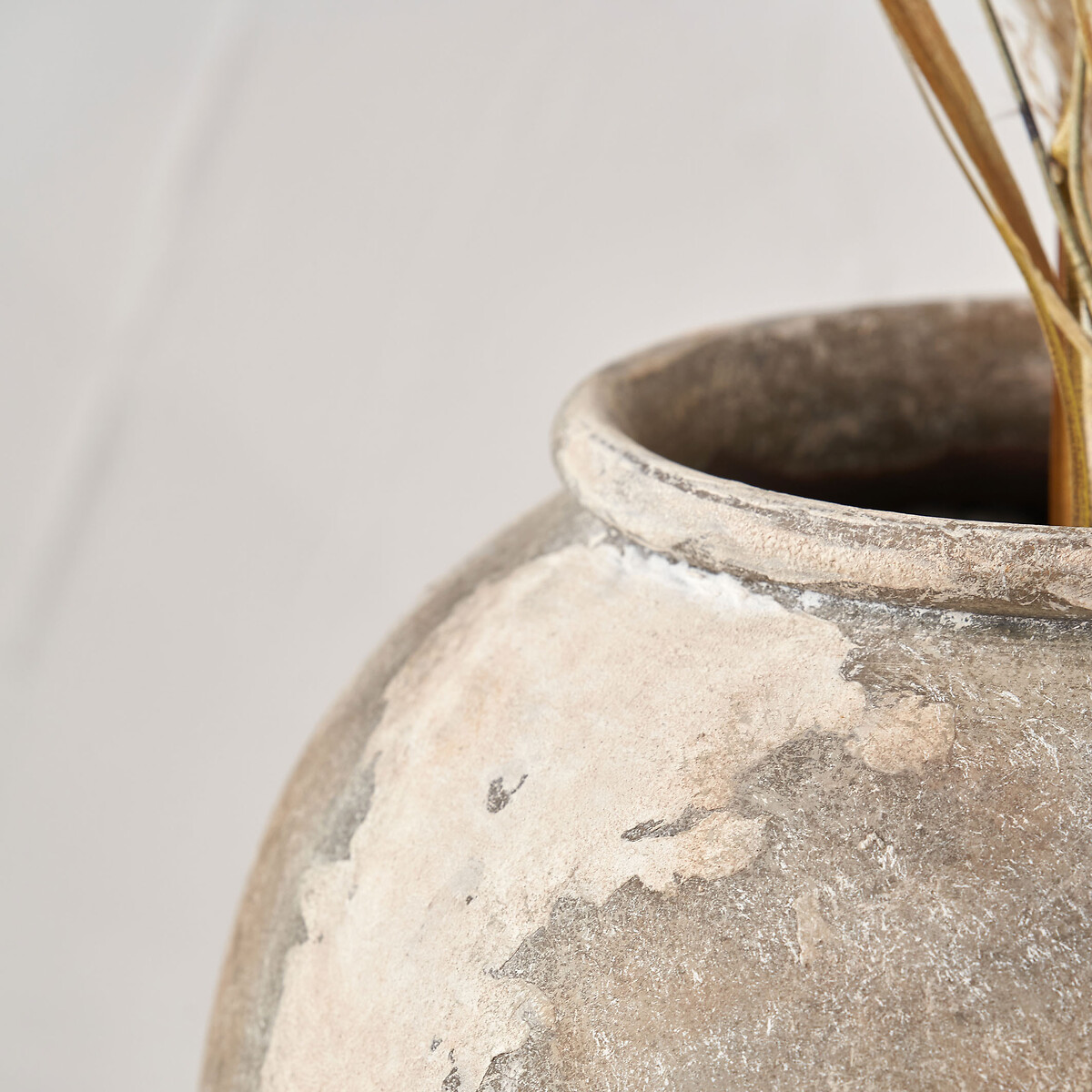 Antique Finish Stoneware Urn Vase natural, ÉDITÉ