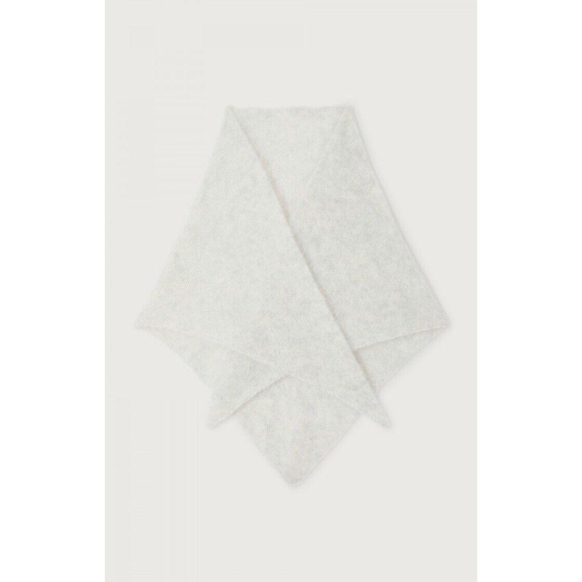 Echarpe triangle, NIBY gris polaire, AMERICAN VINTAGE