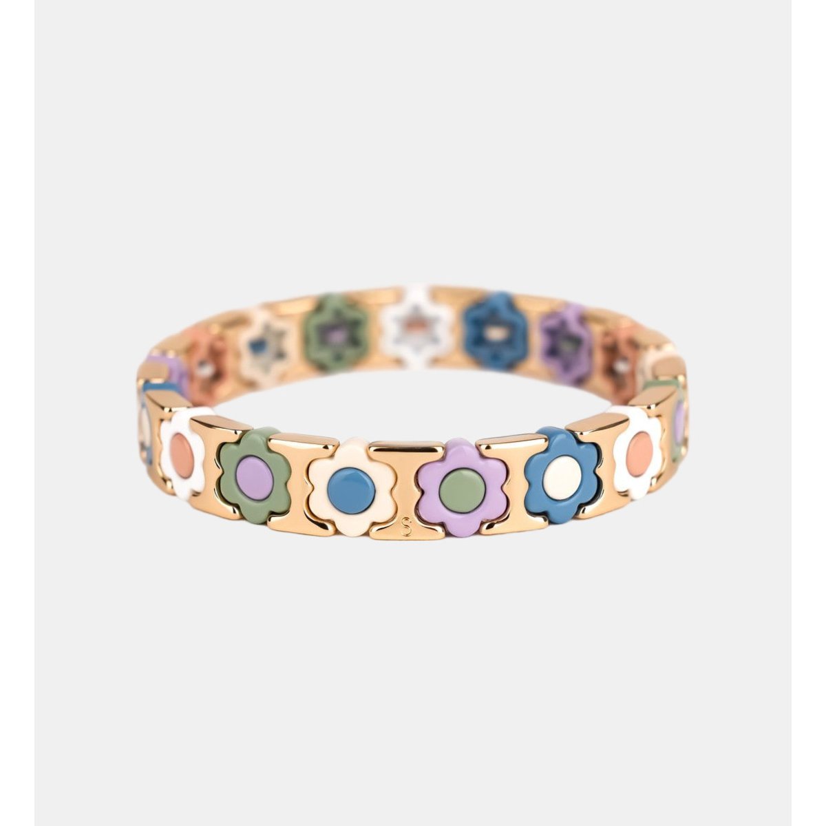 Bracelet facettes motif fleurs multi, SIMONE A BORDEAUX