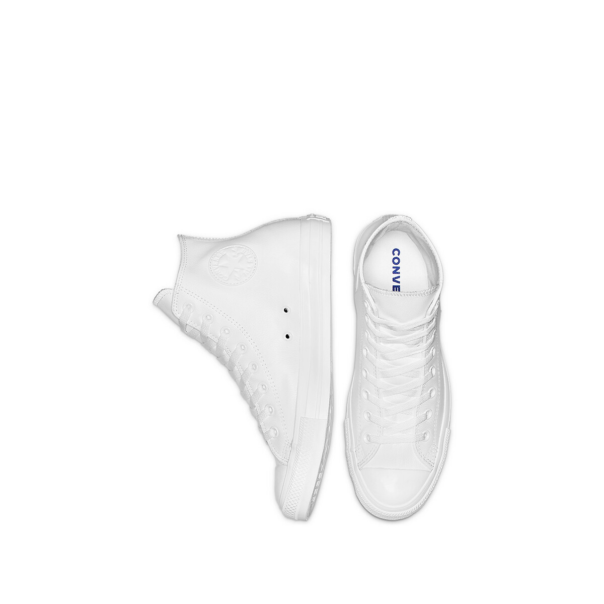 Chuck Taylor All Star Mono Pele Hi branco, CONVERSE