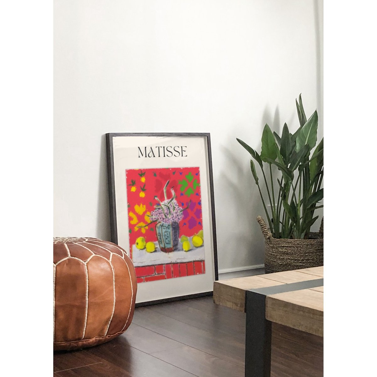 Poster Matisse - Nature morte rouge blanc, L'AFFICHERIE