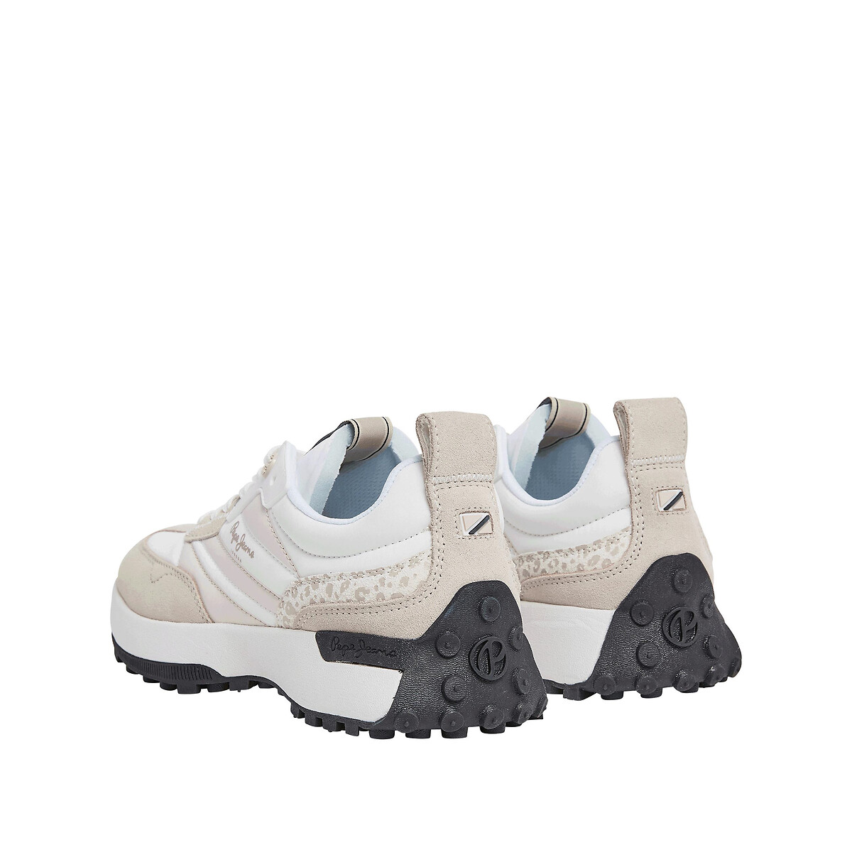 Lucky Print Low Top Trainers white, PEPE JEANS
