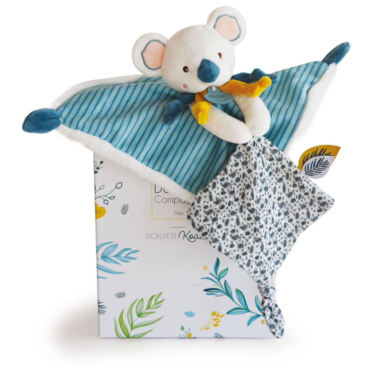 Yoca le koala doudou 25 cm bleu, DOUDOU ET COMPAGNIE