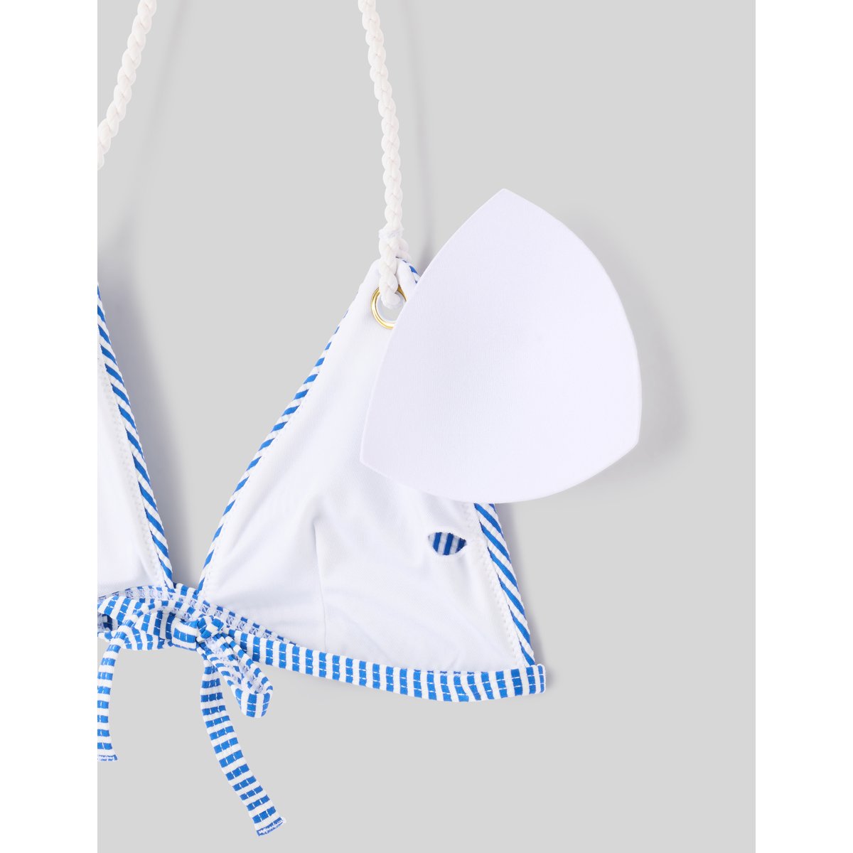 Haut de maillot de bain bleu foncé, BZB