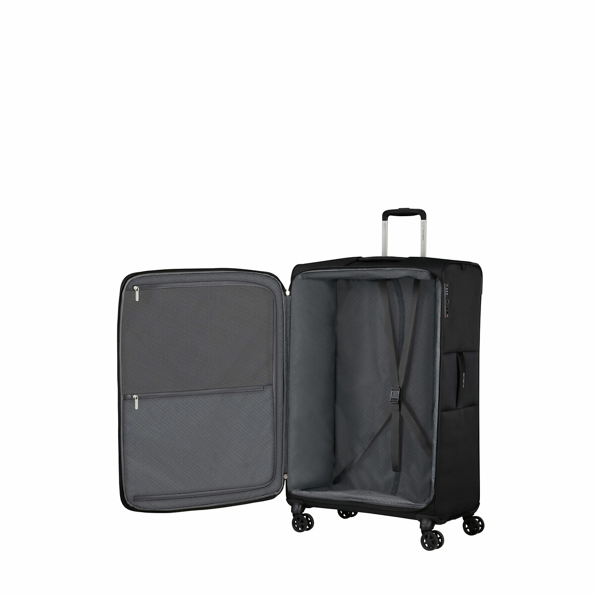 Mala de Viagem Extragrande Base Breeze, Expansível, 138L, Samsonite preto , SAMSONITE