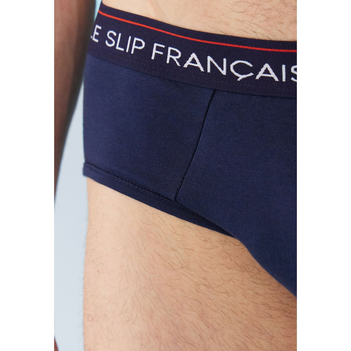 Lot de 2 slips en coton Intrépide noir et bleu marine, LE SLIP FRANCAIS