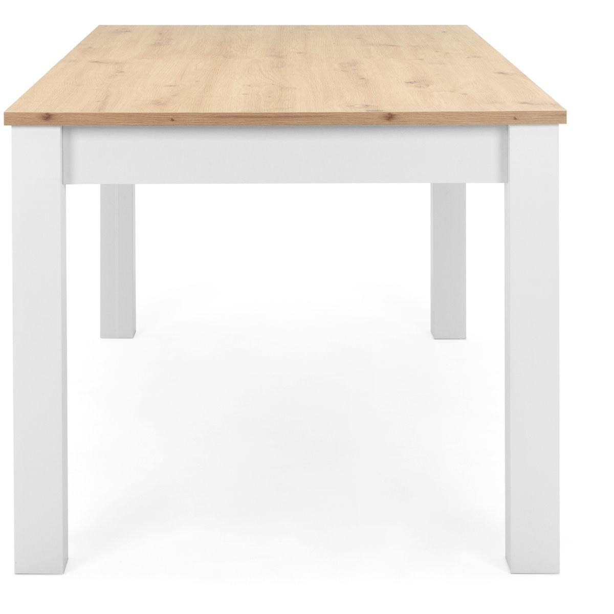 Table à manger extensible - ODENSE blanc, HOMIFAB