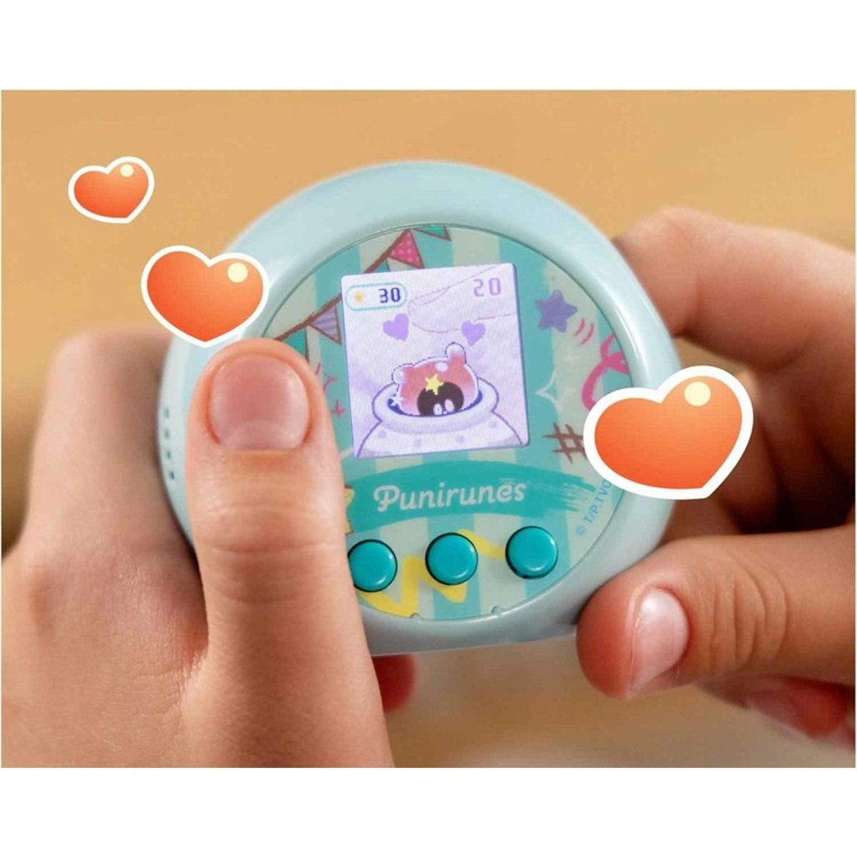 PUNIRUNES - Animaux Interactifs - Jeu tactile avec animaux digitaux multicolore, SPIN MASTER