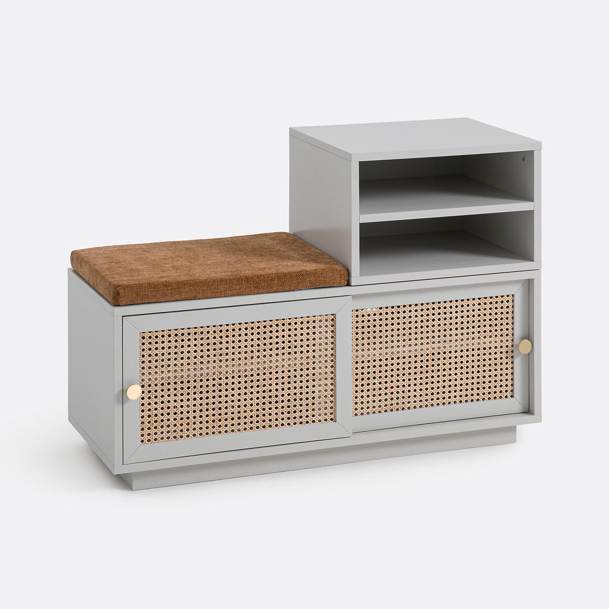 Banc d’entrée, Paola gris/naturel, LA REDOUTE INTERIEURS