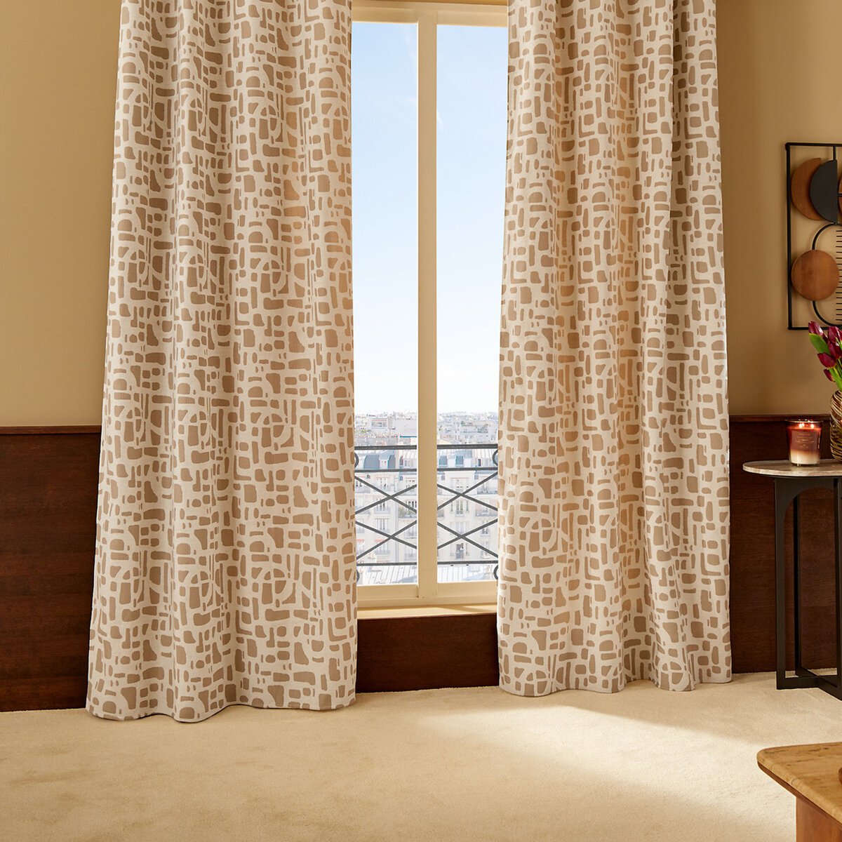 Rideau MARLIA beige lin, ATMOSPHERA