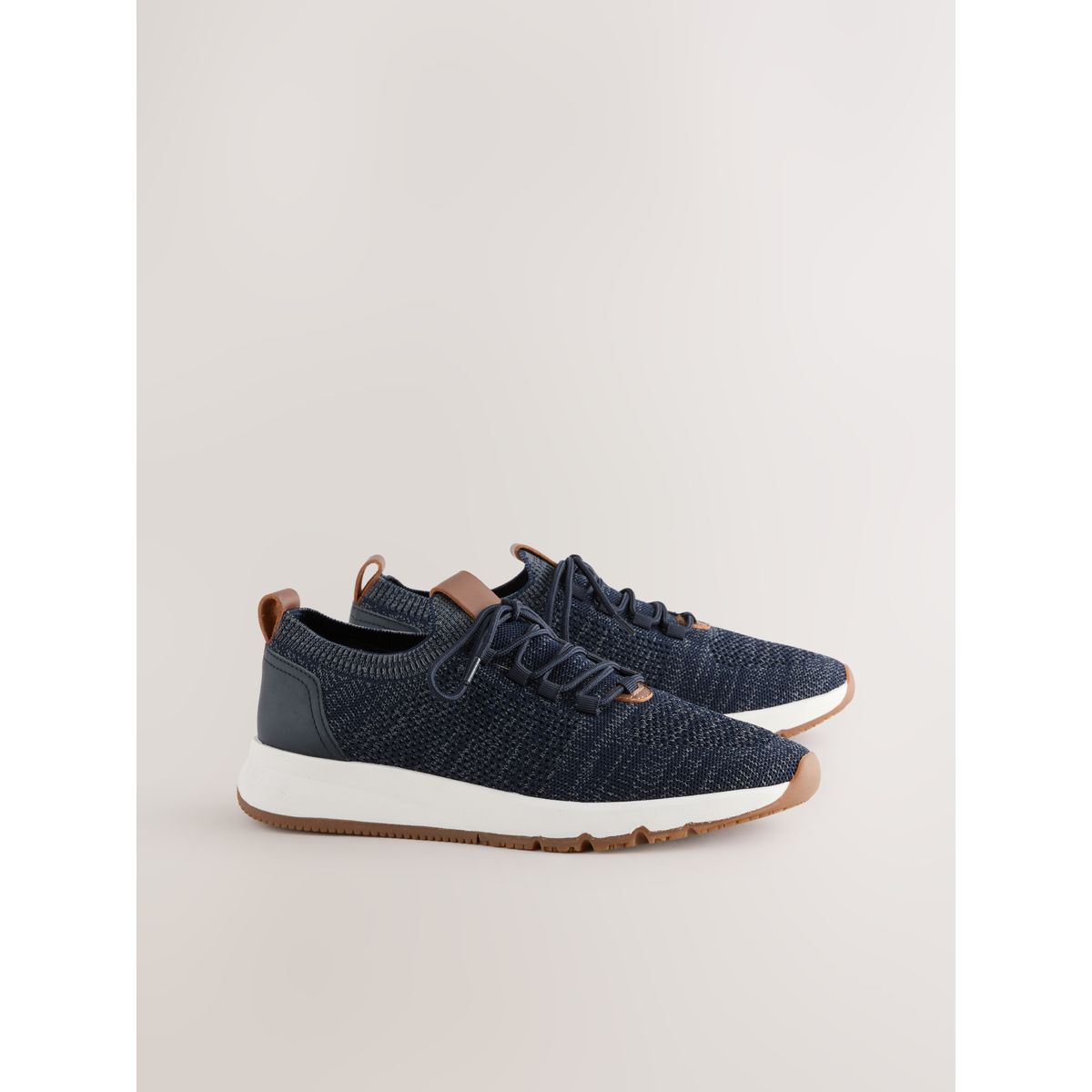Baskets en maille bleu marine, NEXT