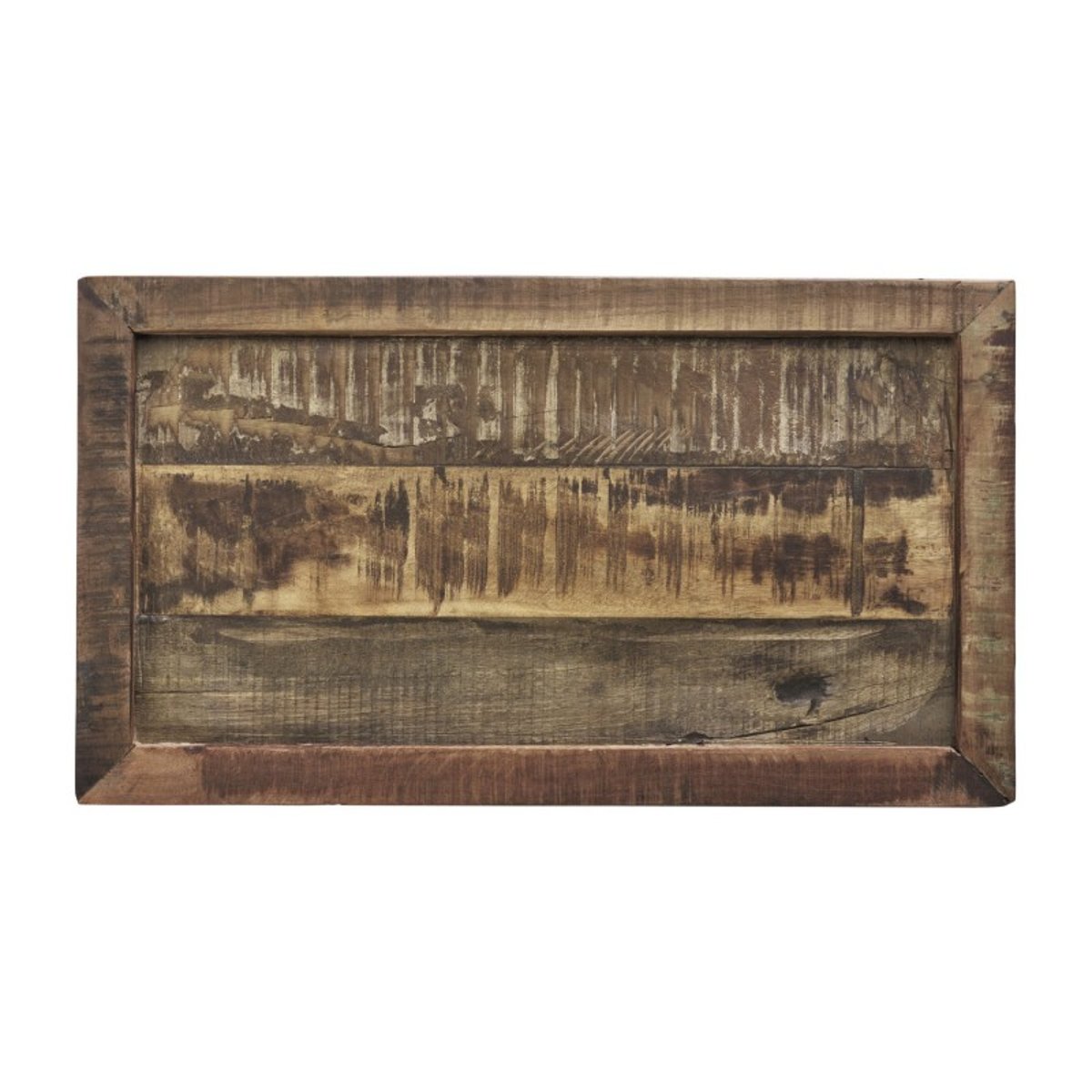 Plateau bois recyclé rustique bois clair, MADAM STOLTZ