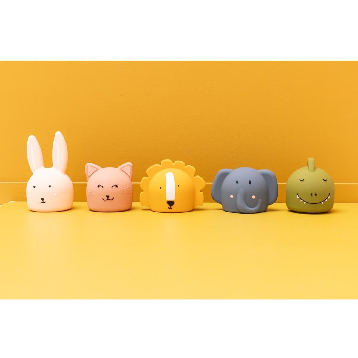 Veilleuse en silicone bleu, noir, rose, TRIXIE