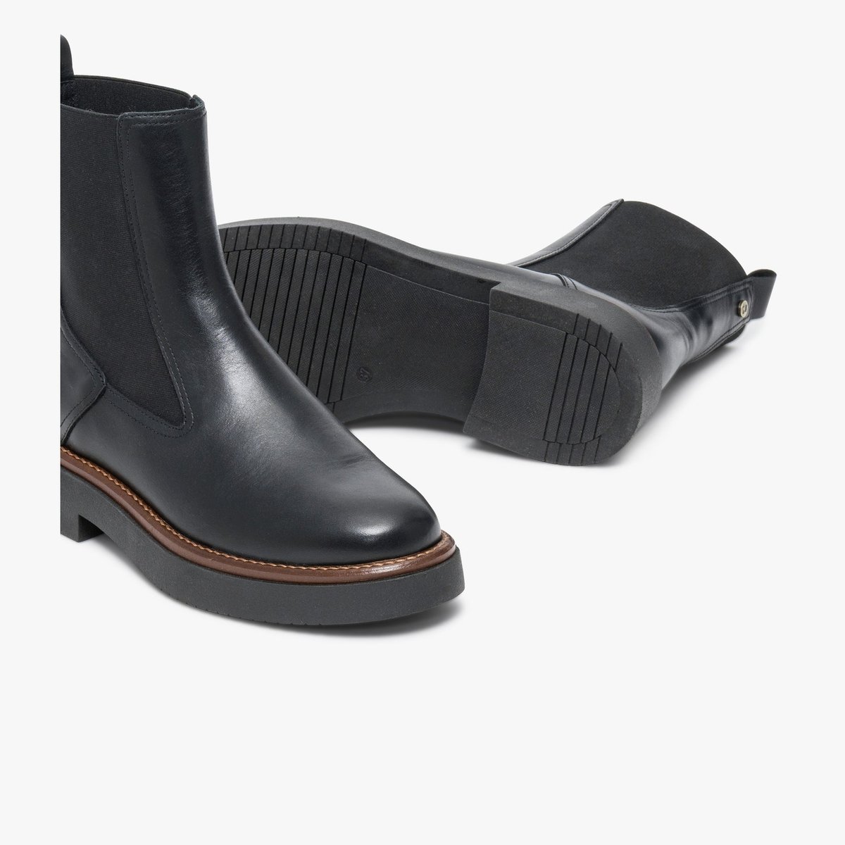 Boots À Talon en cuir MILADA noir, BOCAGE