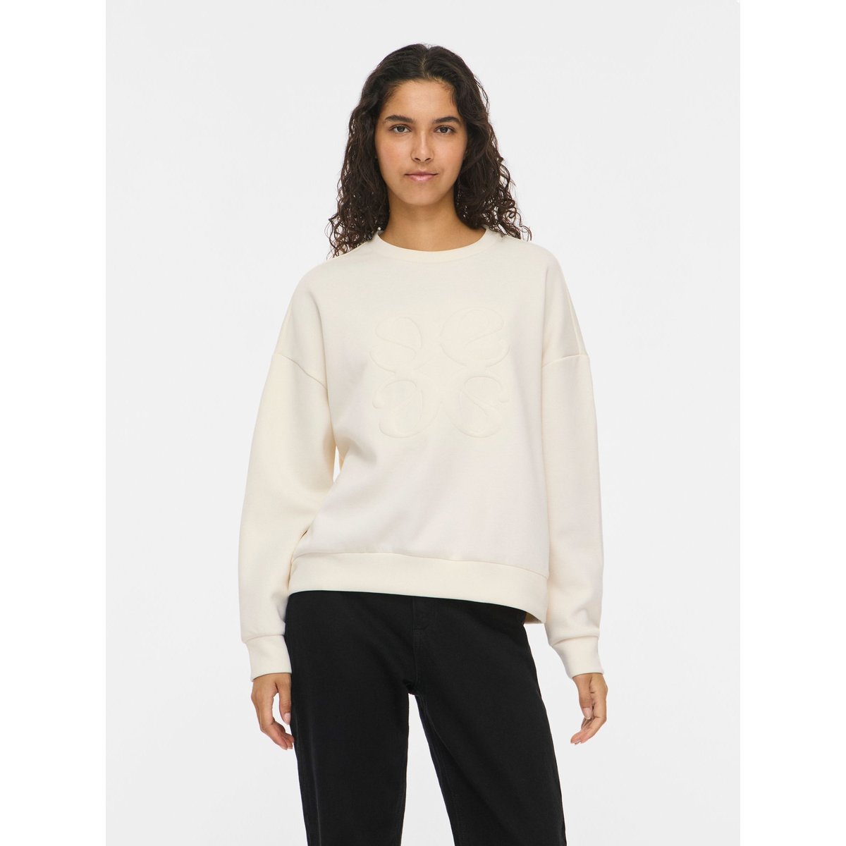 Sweat-Shirt À Manches Longues gris - birch1, VILA