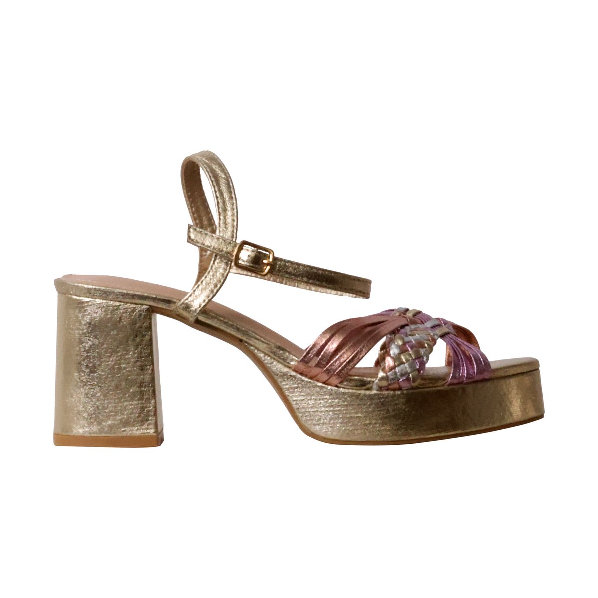 Sandales à Talon R And Be multicolor, ENZA NUCCI