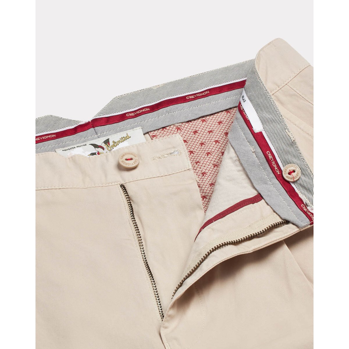 Short en coton DUCK FOLD SHORT IVANA beige, CHEVIGNON