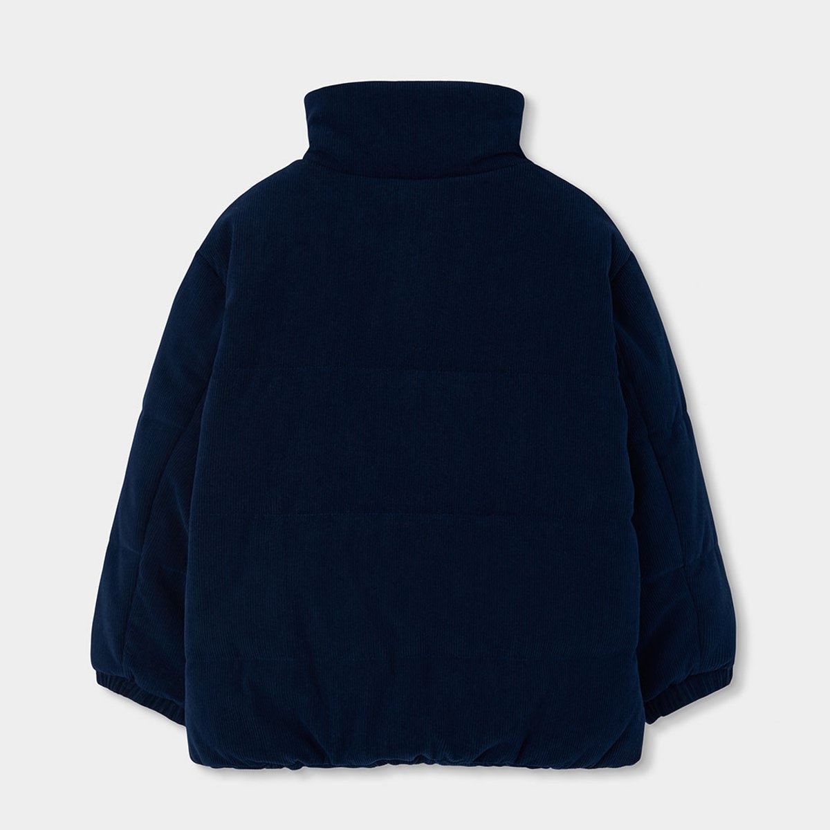 Parka en velours cotelé garçon avec fermeture bleu, BOBOLI