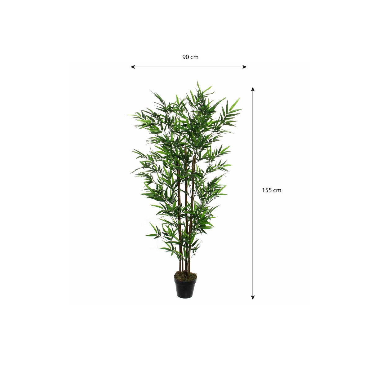 Plante artificielle BAMBOO vert, MICA DECORATIONS