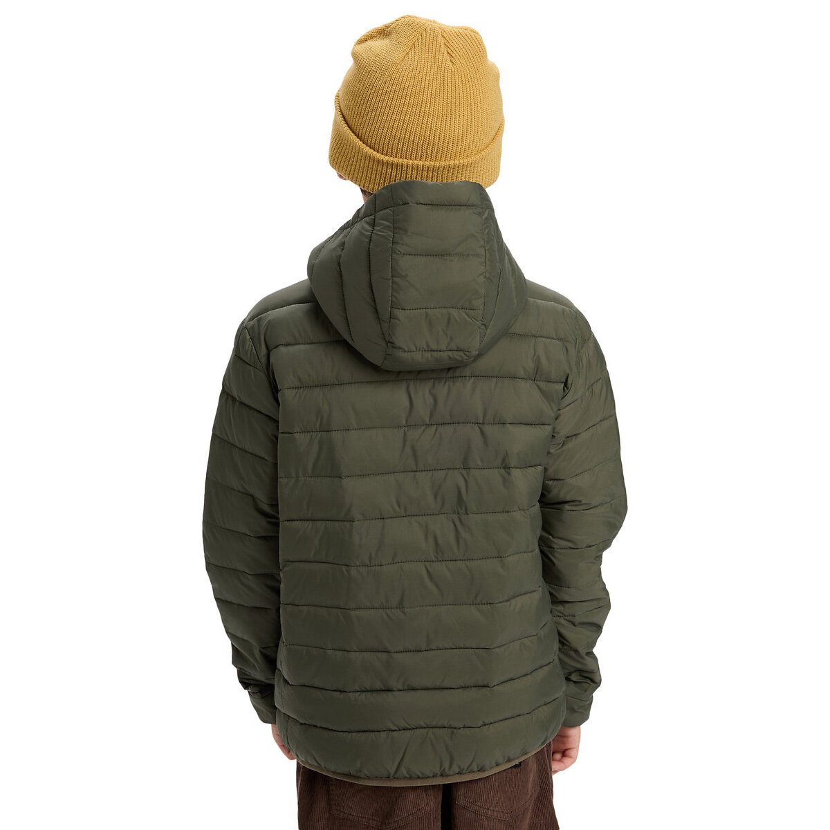 Doudoune à capuche kaki, QUIKSILVER