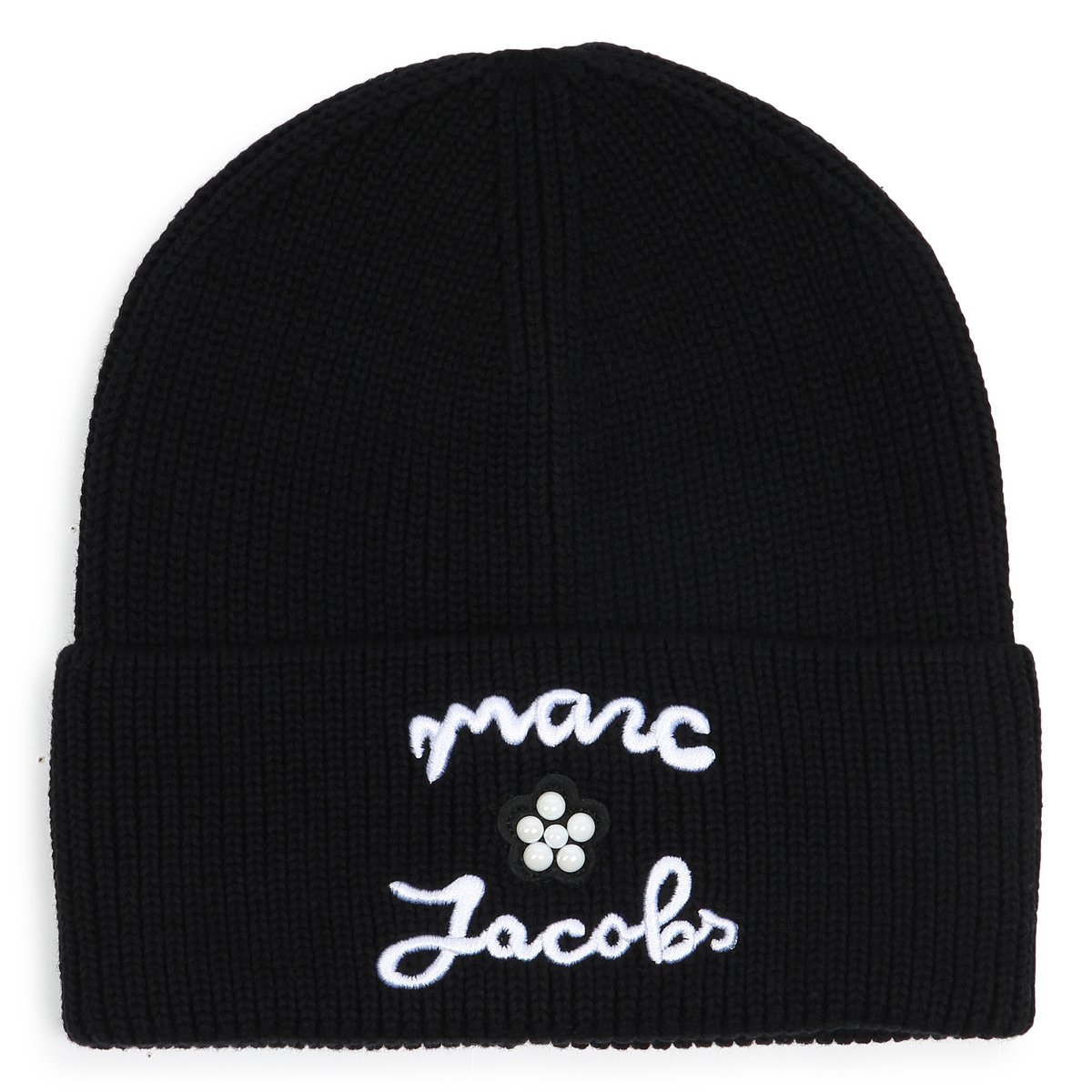 Bonnet en tricot black, MARC JACOBS