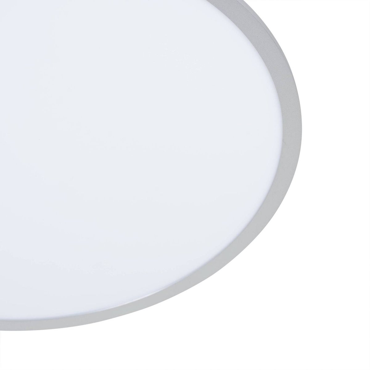 Plafonnier  moderneLED, Narima blanc, argent, LINDBY