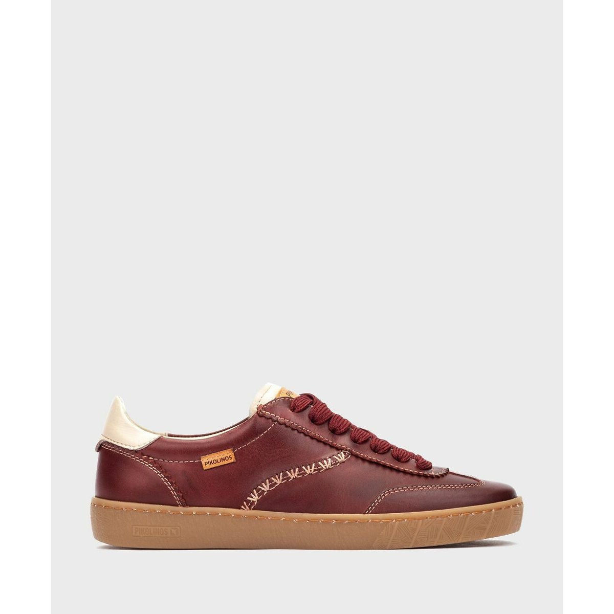 Lanzarote Leather Trainers brick, PIKOLINOS