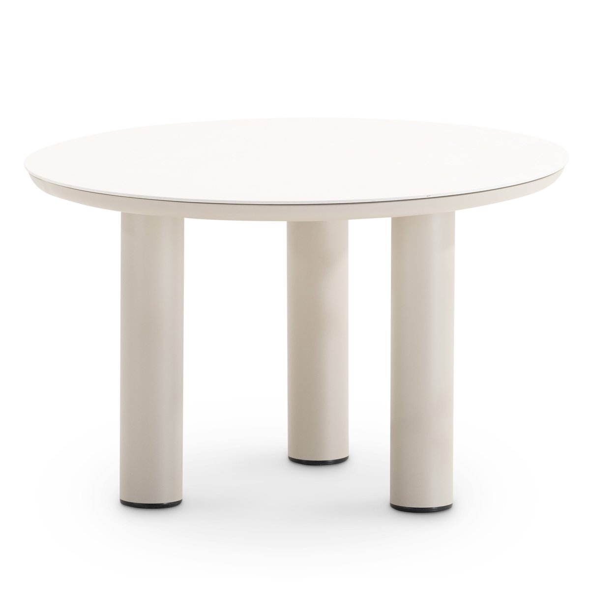 Table à manger ronde, PETRA beige, DEFORA HOME