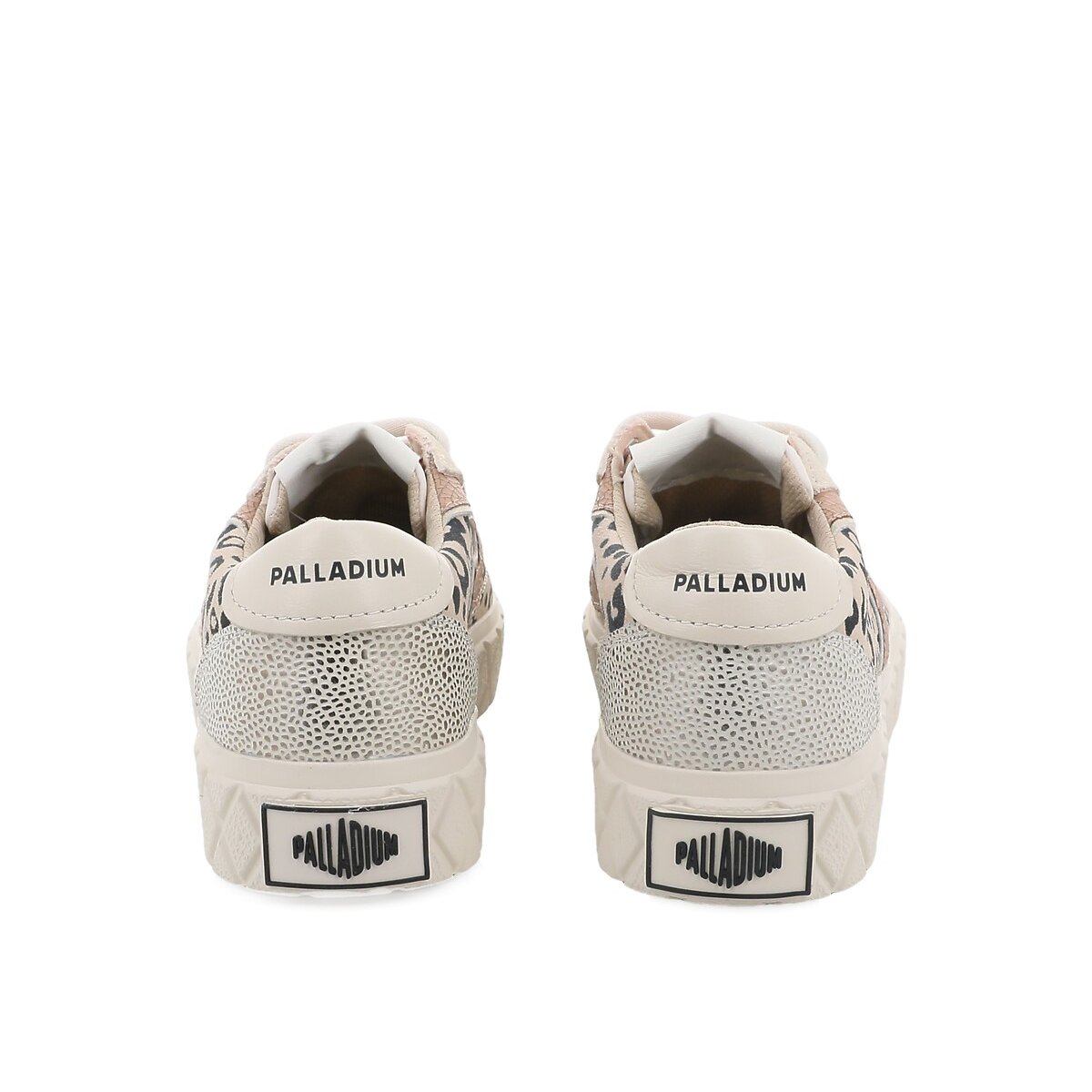 Baskets Basses Palla Ace Lo Mix cuir imprimé léopard, PALLADIUM