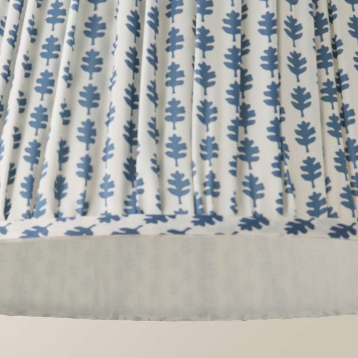 45cm Gracelyn Floral Pleated Pendant Shade blue, SO'HOME