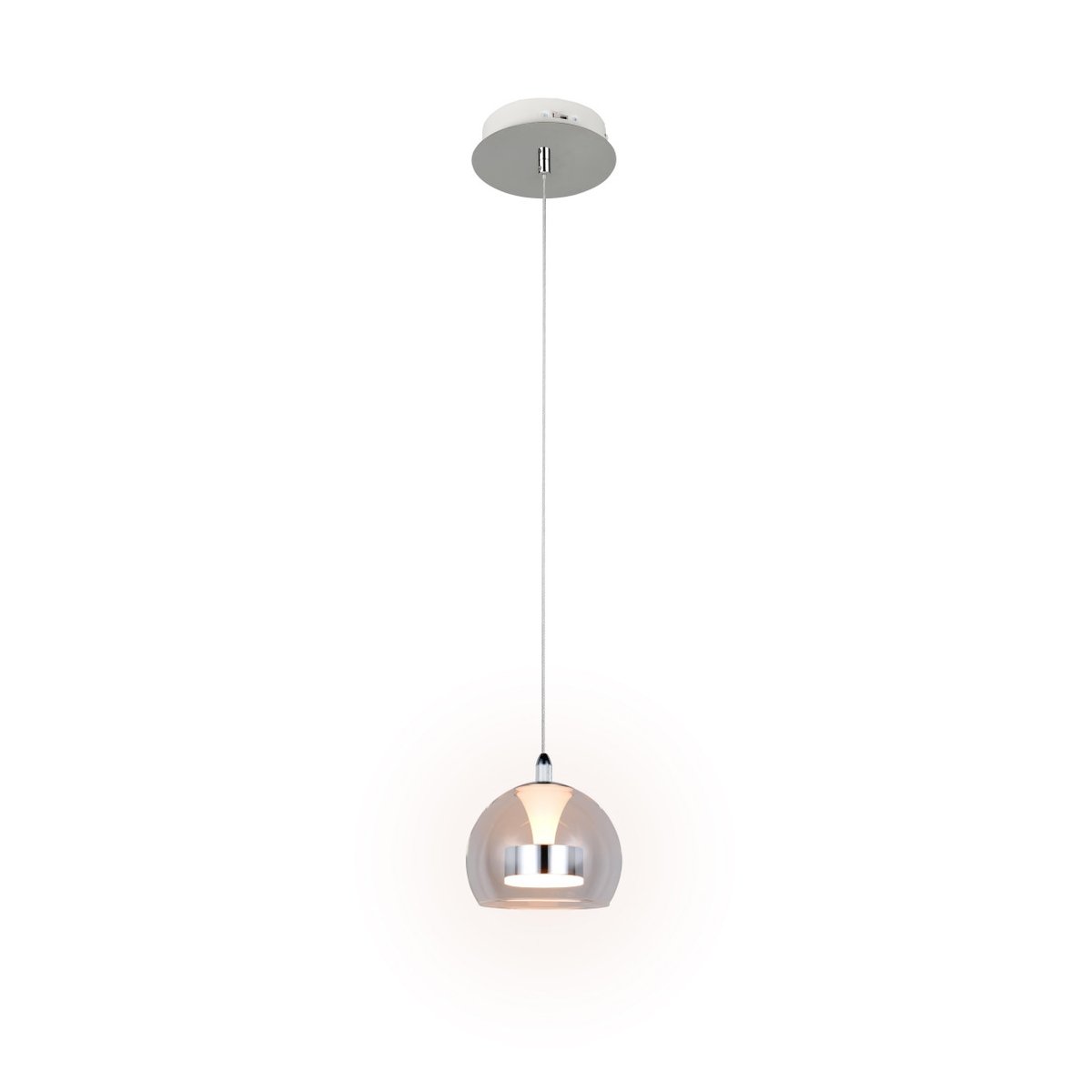 Suspension en verre design, D.20 , FLYNT transparent, TRIO
