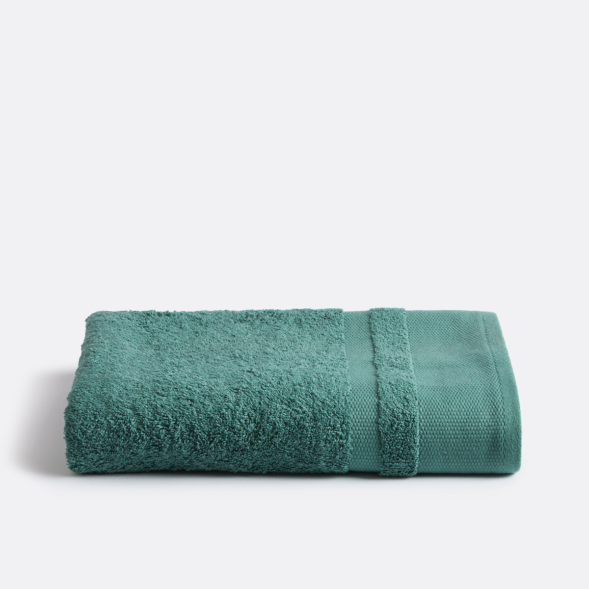 Serviette éponge en coton Égyptien 600g/m2, Kheops eucalyptus, LA REDOUTE INTERIEURS