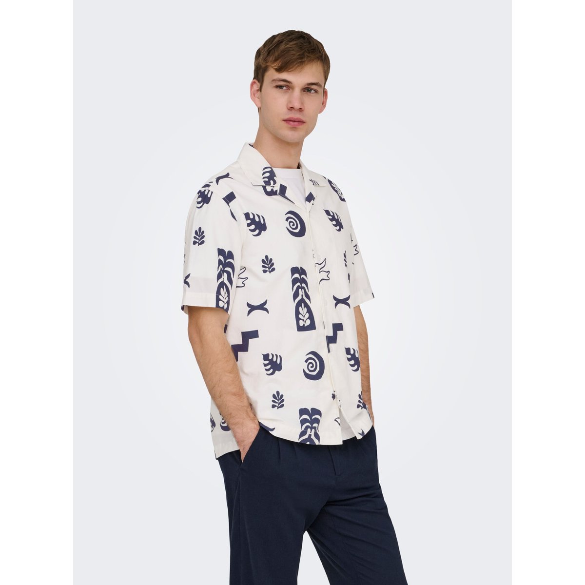 Chemise De Vacances egret, ONLY & SONS