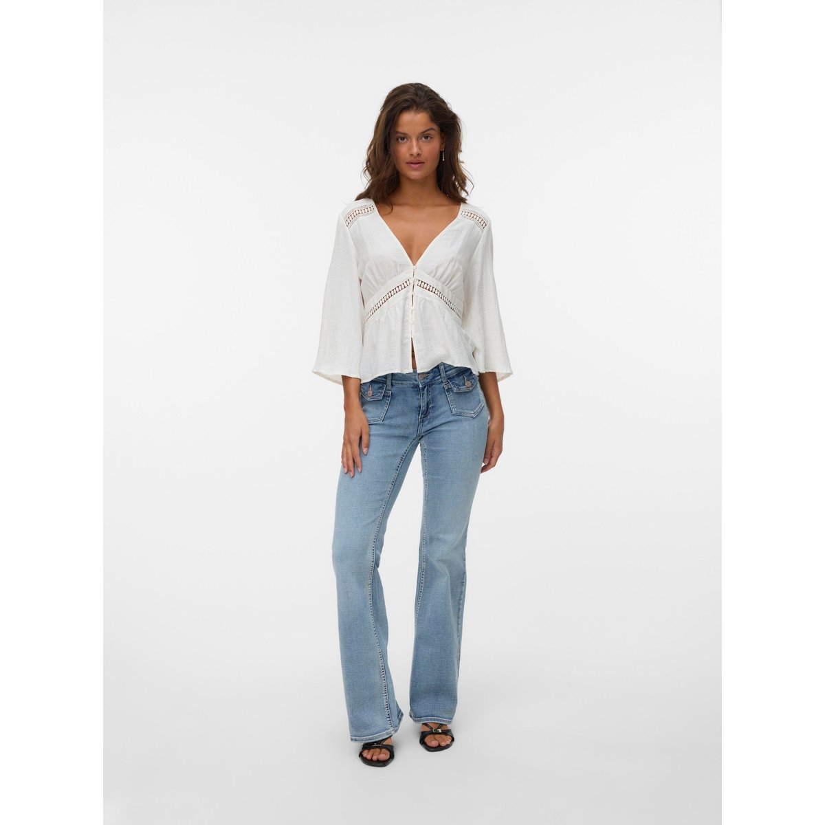 Top oatmeal, VERO MODA