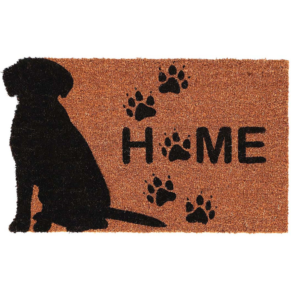 Paillasson en fibres de coco motif animal Welcome Chien marron, BEST FOR BOOTS