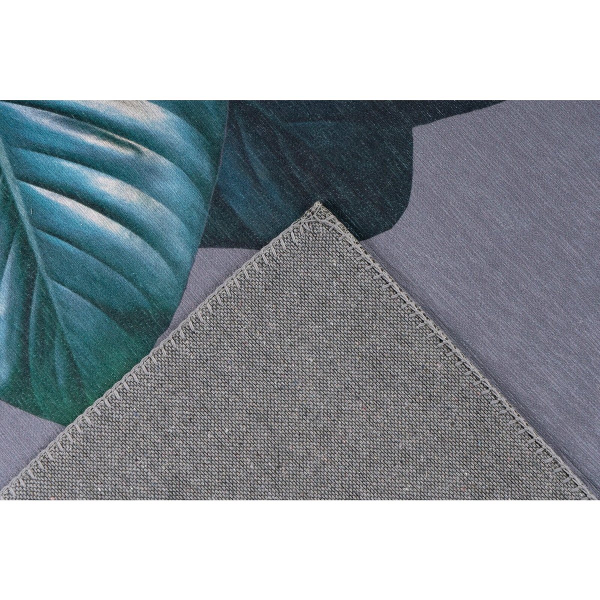 Tapis rectangulaire, TROPICAL noir, vert, ARTE ESPINA