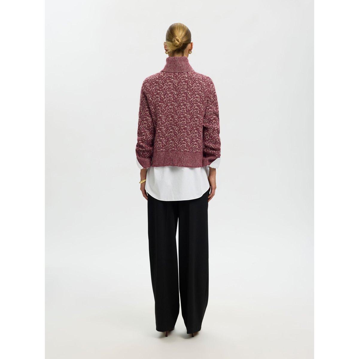 Pull En Maille tawny port, SELECTED